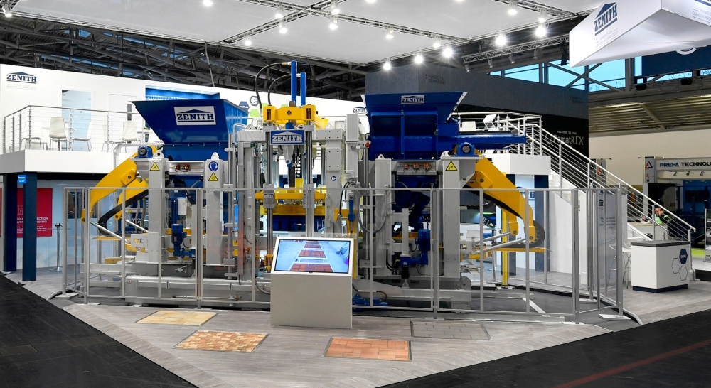 Planta de paletes individuais totalmente automática para produtos de concreto de alta qualidade no Mali